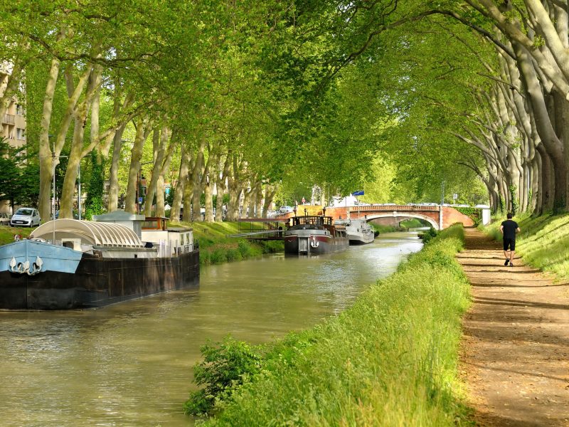 The canal of Midi in French.